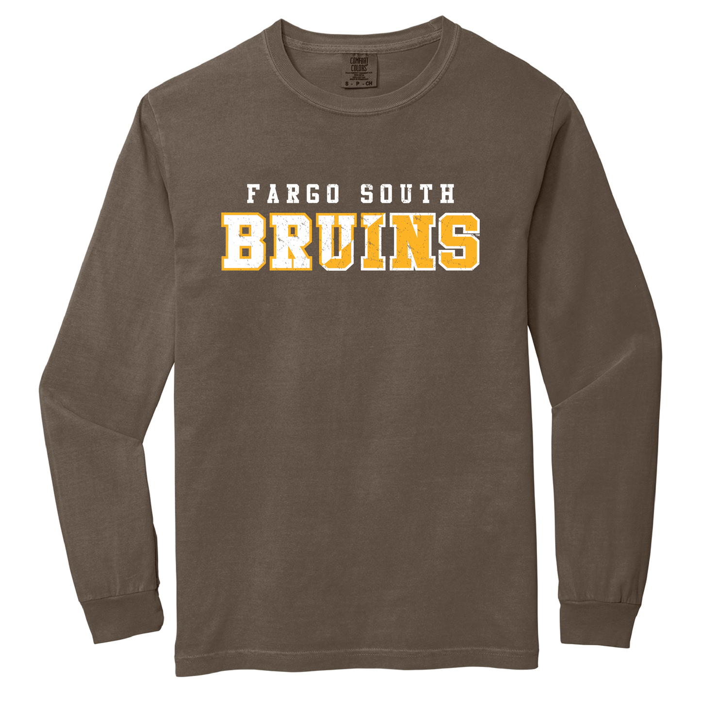 Bruins Comfort Colors® Heavyweight Ring Spun Long Sleeve Tee (6014)