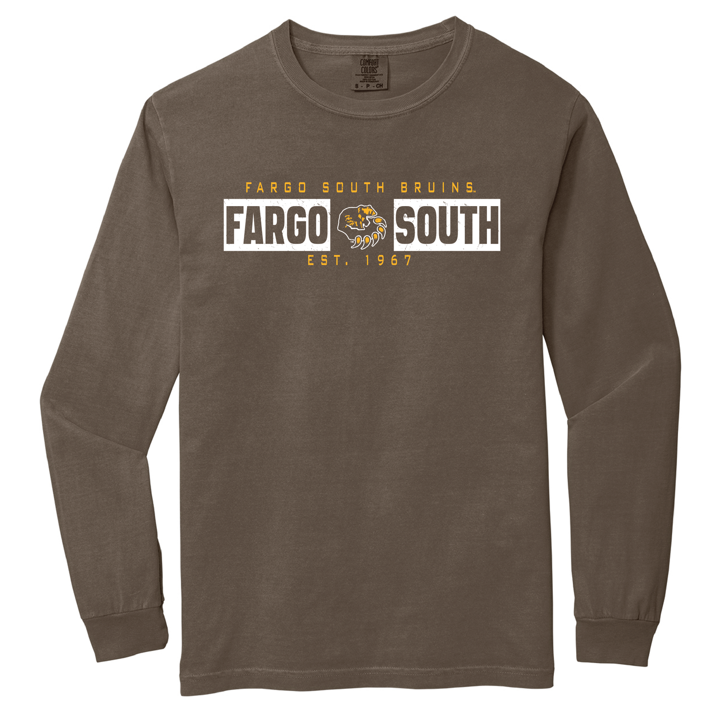 Bruins Comfort Colors® Heavyweight Ring Spun Long Sleeve Tee (6014)