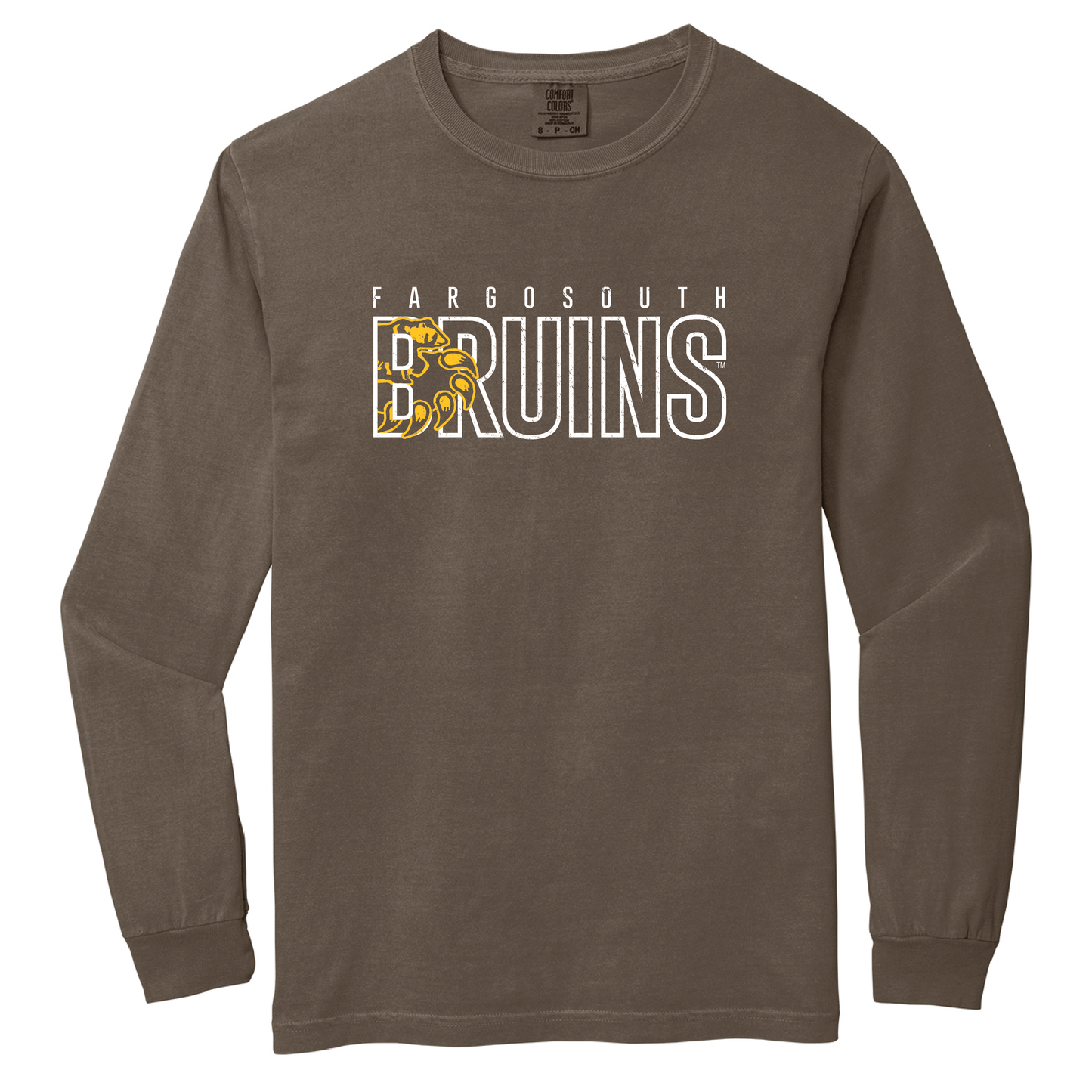 Bruins Comfort Colors® Heavyweight Ring Spun Long Sleeve Tee (6014)