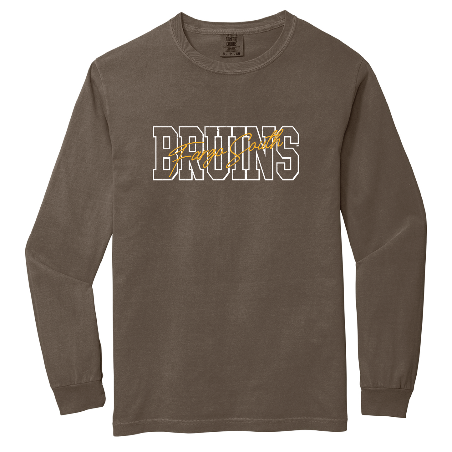 Bruins Comfort Colors® Heavyweight Ring Spun Long Sleeve Tee (6014)