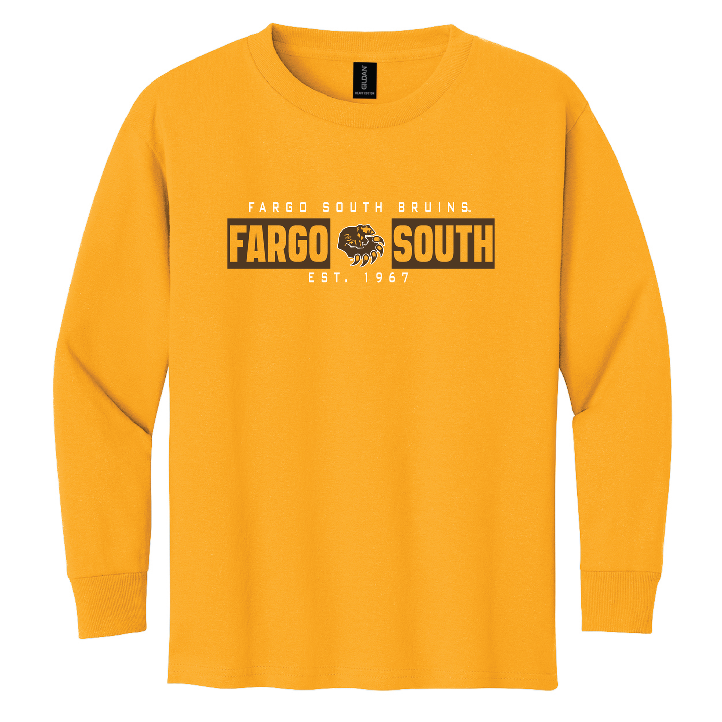 Bruins Gildan® Youth 100% Cotton Long Sleeve T-Shirt (5400b)