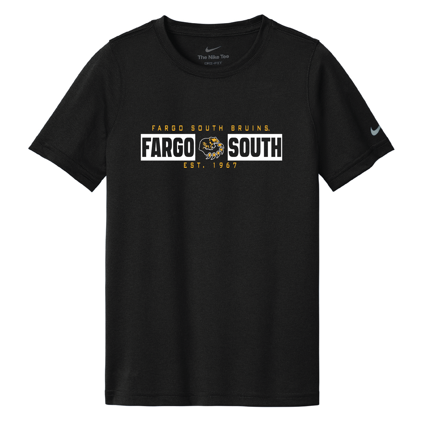 Bruins Nike Youth Swoosh Sleeve rLegend Tee (NKDX8787)