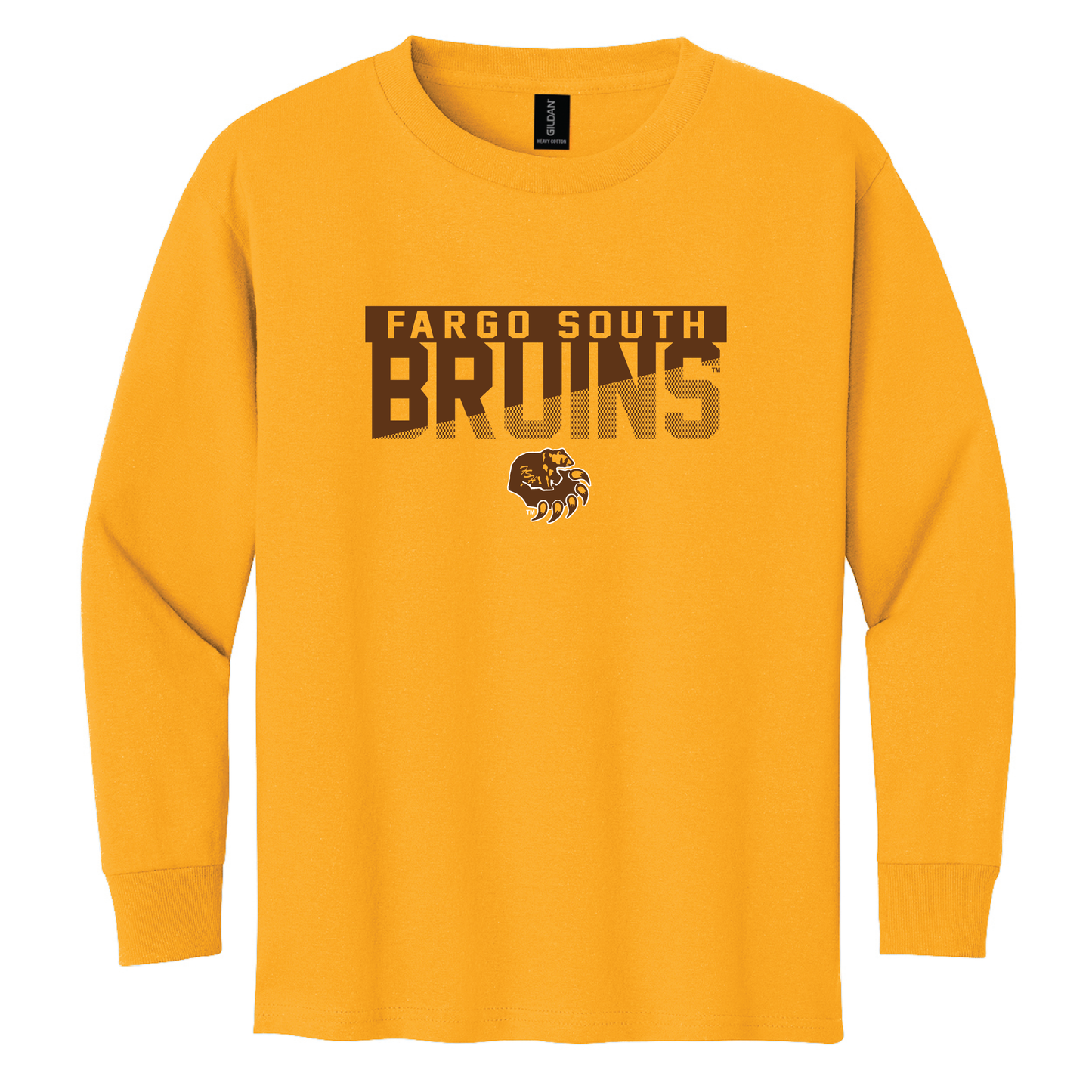 Bruins Gildan® Youth 100% Cotton Long Sleeve T-Shirt (5400b)