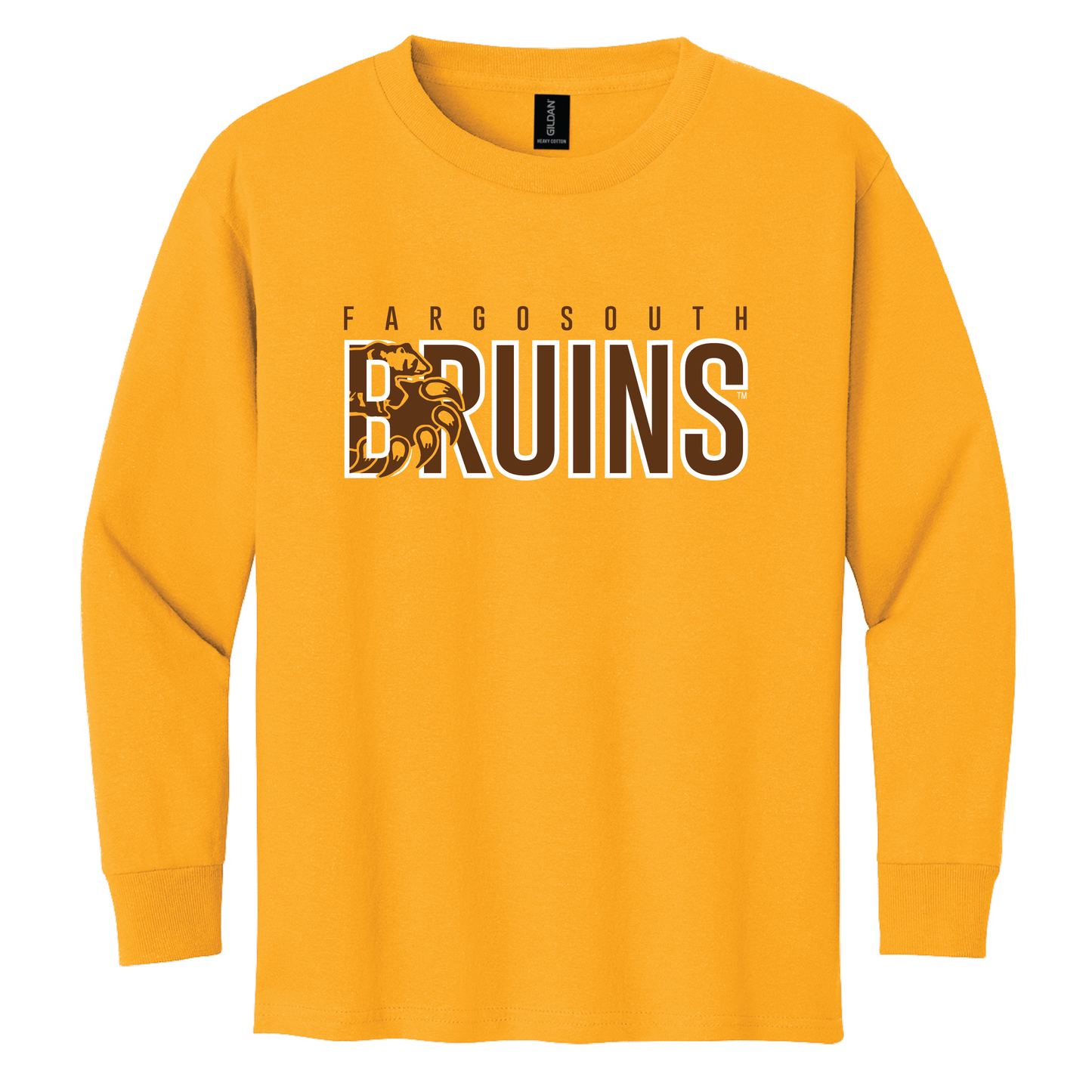 Bruins Gildan® Youth 100% Cotton Long Sleeve T-Shirt (5400b)