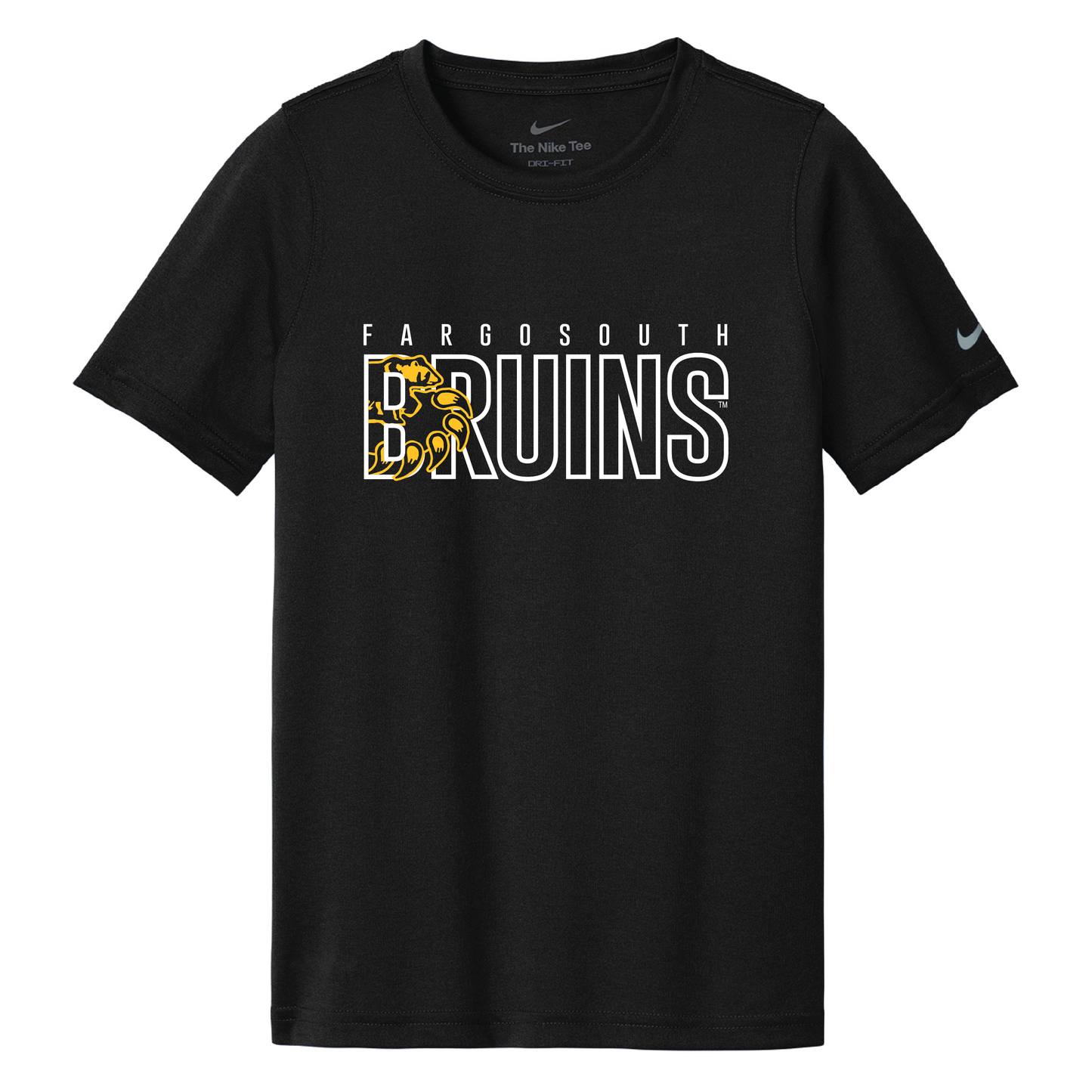 Bruins Nike Youth Swoosh Sleeve rLegend Tee (NKDX8787)