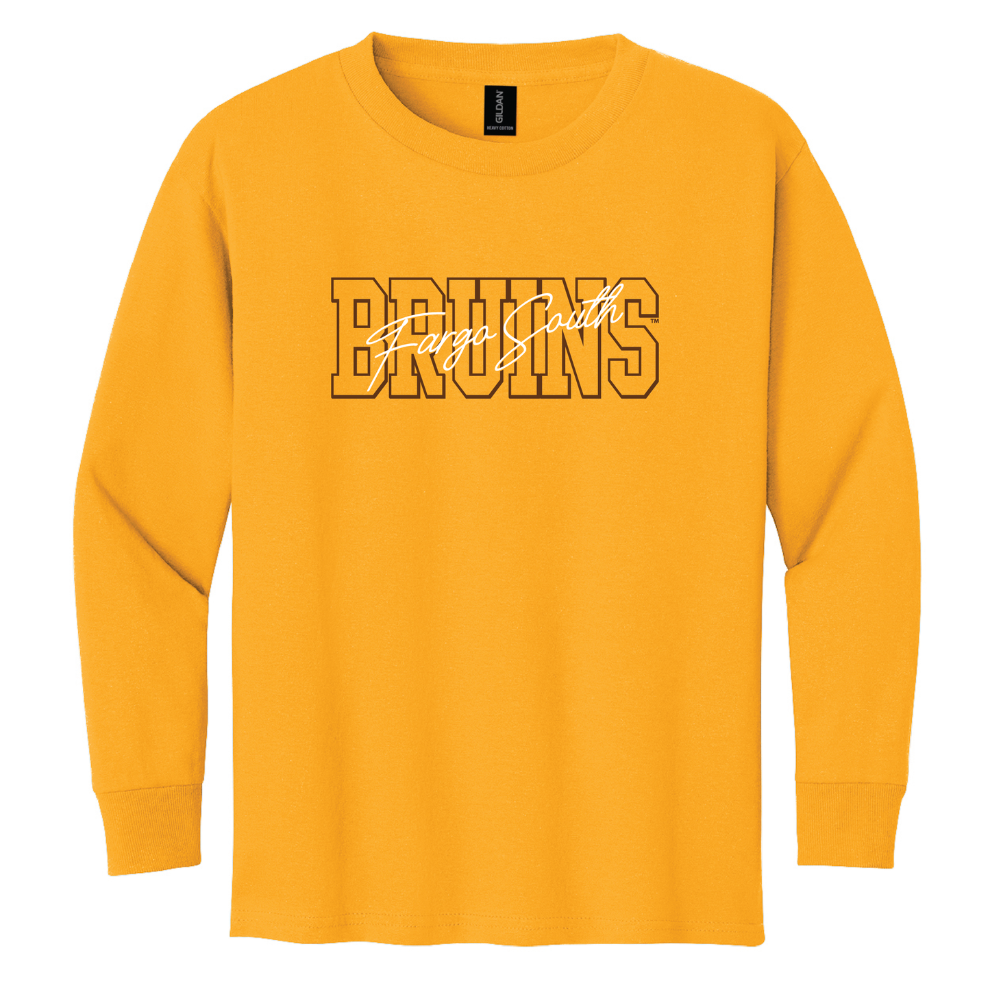 Bruins Gildan® Youth 100% Cotton Long Sleeve T-Shirt (5400b)