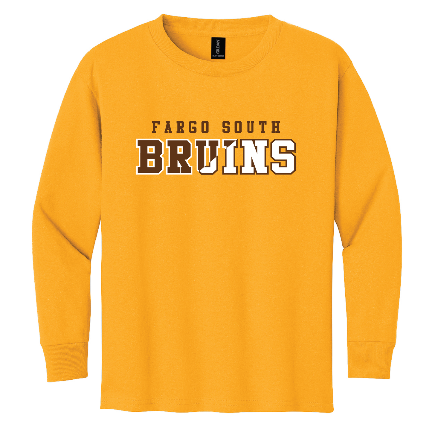 Bruins Gildan® Youth 100% Cotton Long Sleeve T-Shirt (5400b)