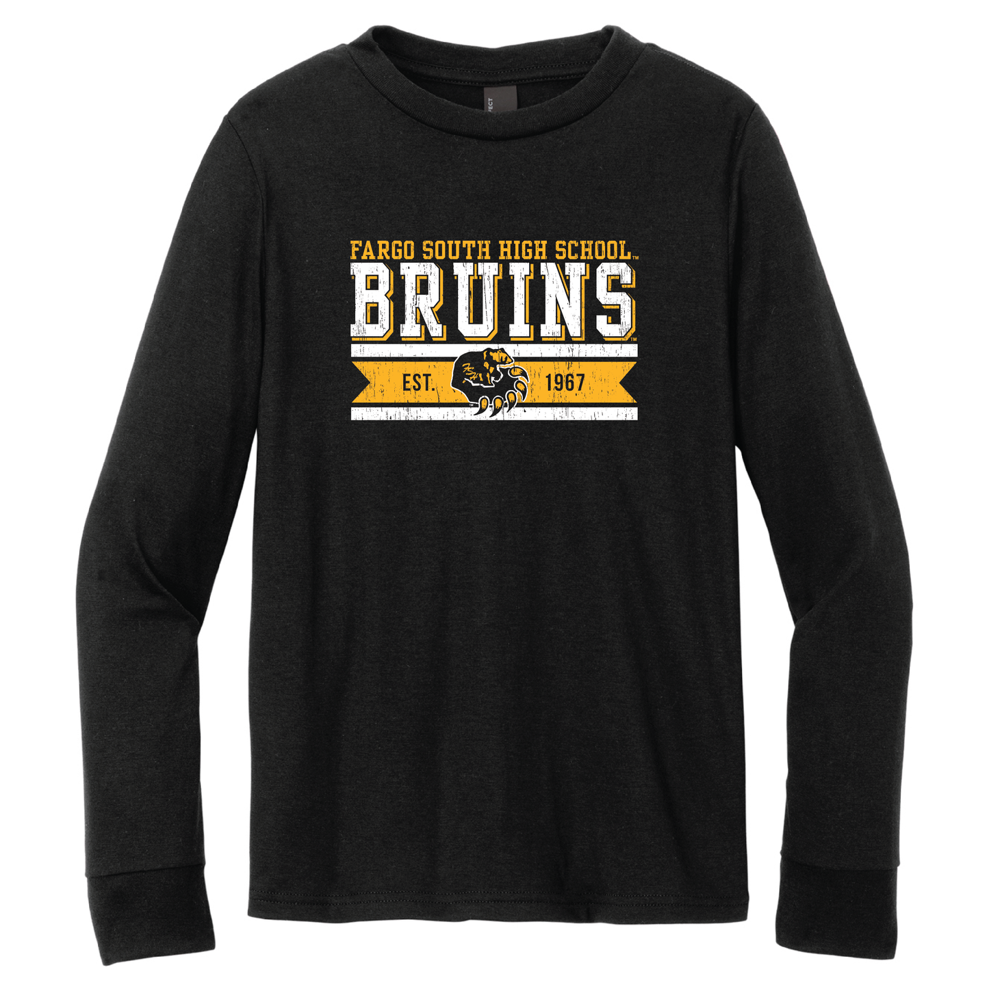Bruins District® Youth Perfect Tri® Long Sleeve Tee (DT132Y)