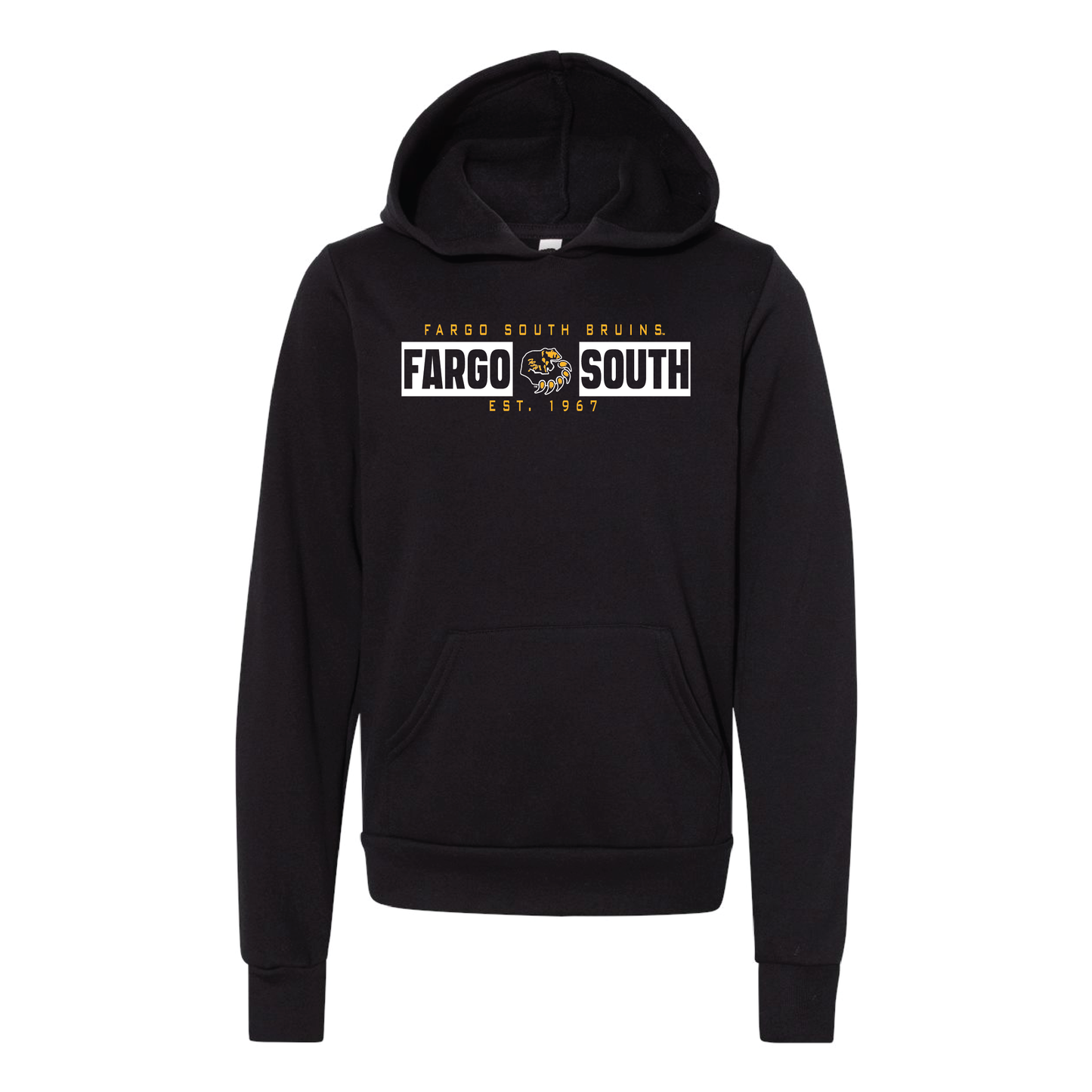 Bruins BELLA+CANVAS® Youth Sponge Fleece Hoodie (3719Y)