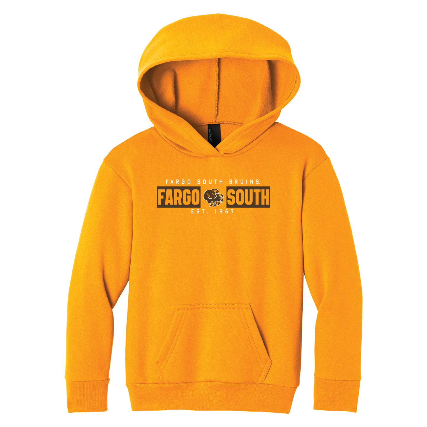 Bruins Port & Co™ Youth Pullover Hooded Sweatshirt (PC68YH)