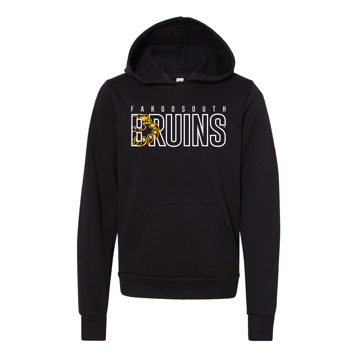 Bruins BELLA+CANVAS® Youth Sponge Fleece Hoodie (3719Y)