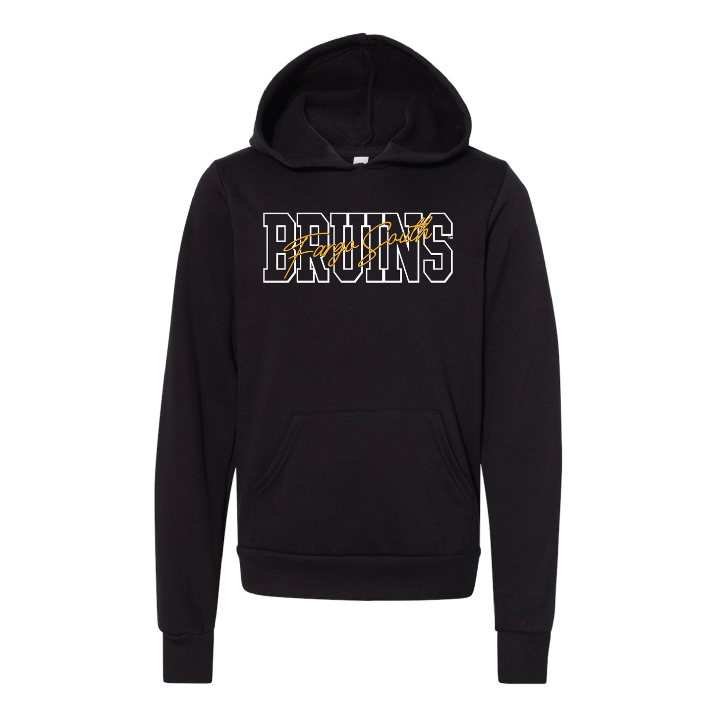 Bruins BELLA+CANVAS® Youth Sponge Fleece Hoodie (3719Y)