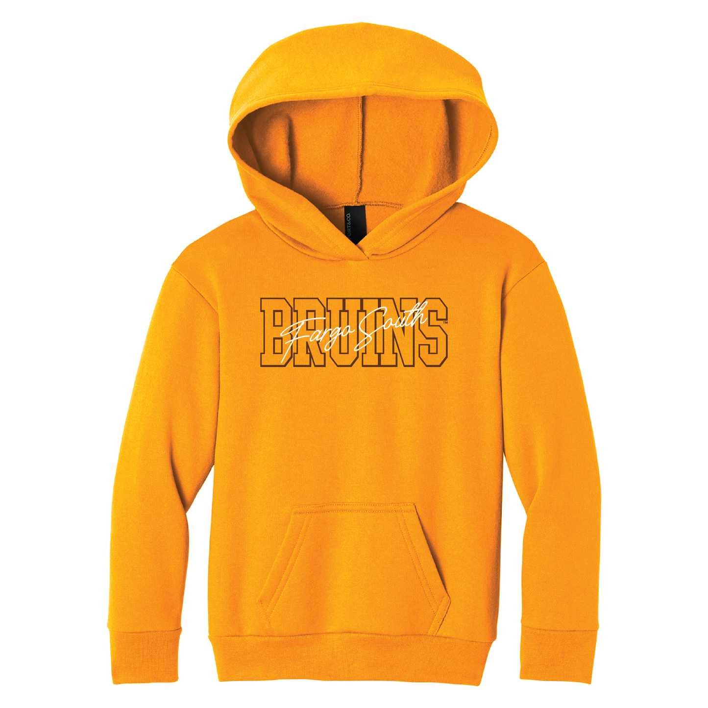 Bruins Port & Co™ Youth Pullover Hooded Sweatshirt (PC68YH)