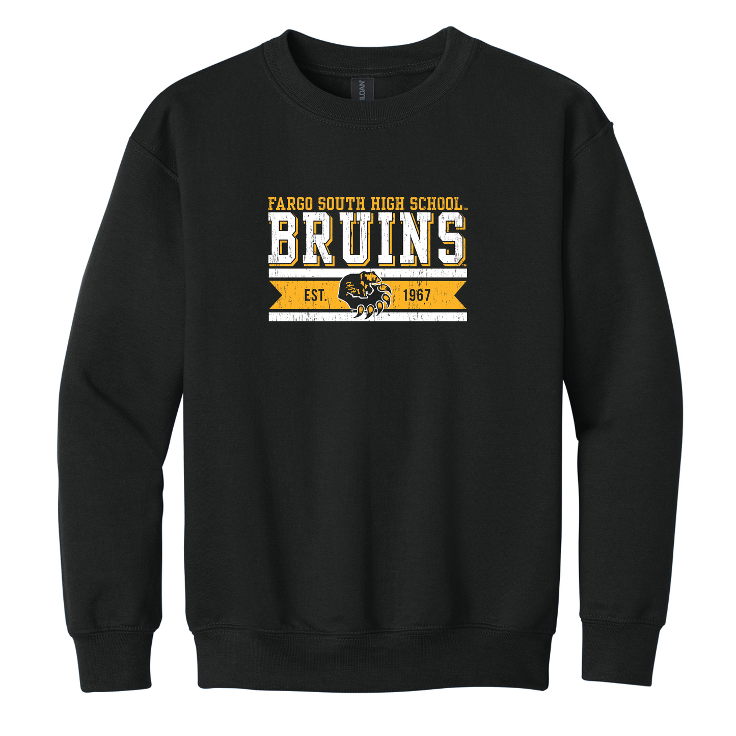 Bruins Gildan® Youth Heavy Blend™ Crewneck Sweatshirt (18000B)