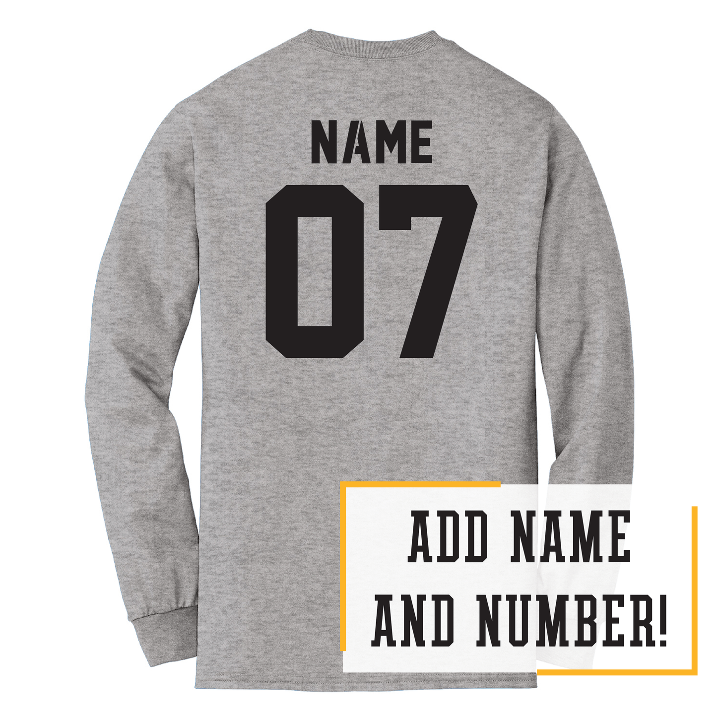 Bruins Gildan® DryBlend® 50 Cotton/50 Poly Long Sleeve T-Shirt (8400)