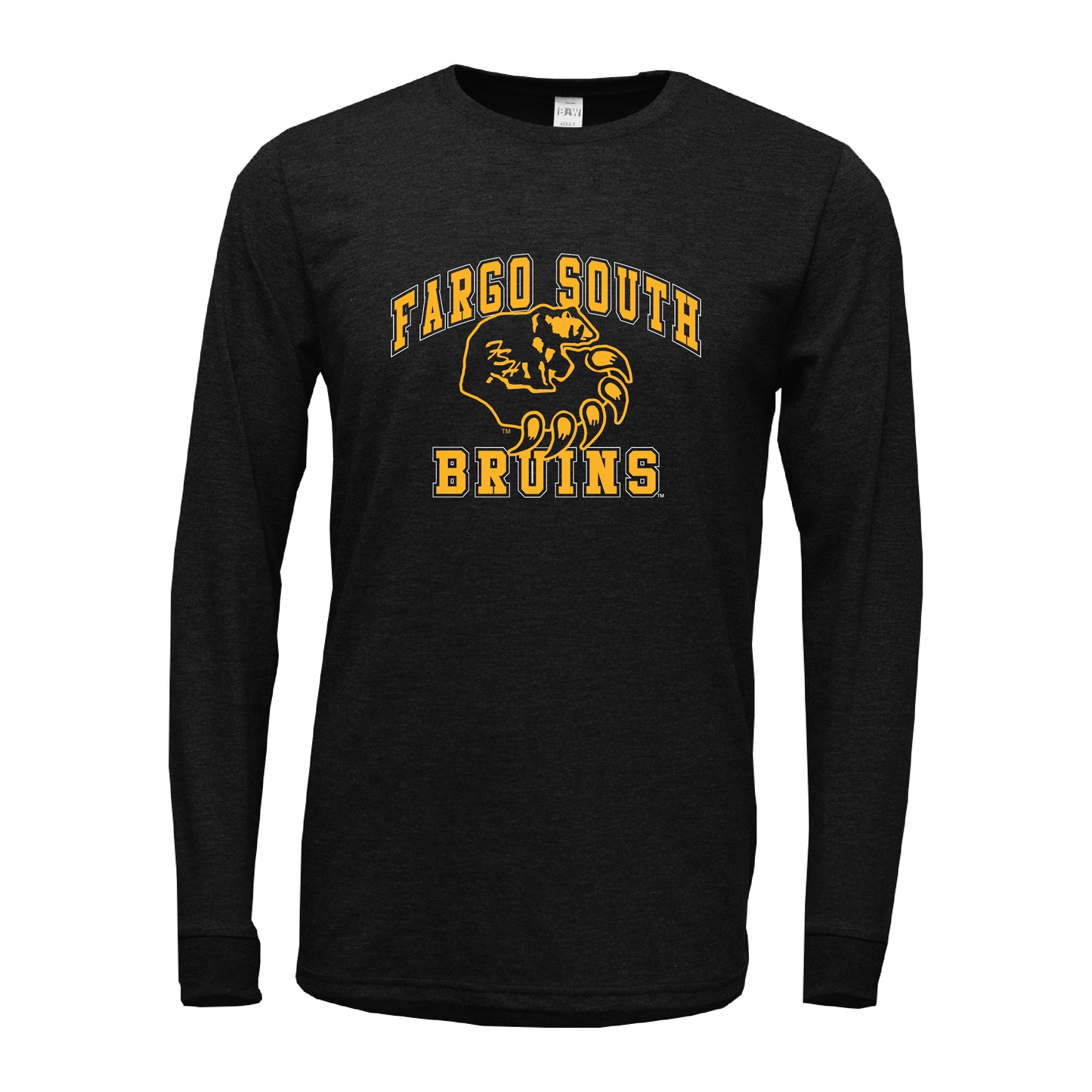 BRUINS TRI-BLEND L/S TEE 1024