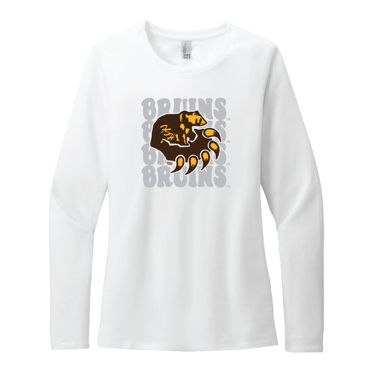 BRUINS LADIES CVC L/S TEE 0824