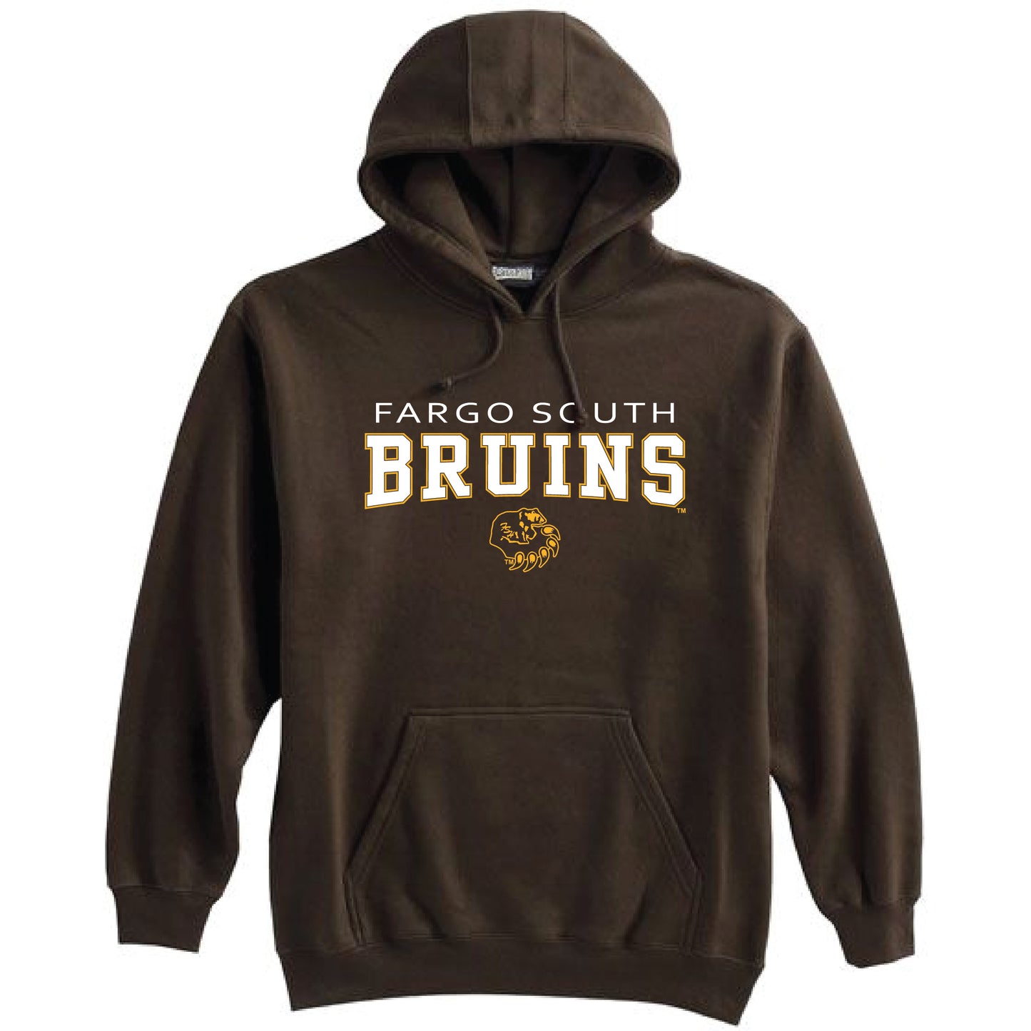 Bruins Sharp Chocolate Pennant Hoodie 1123