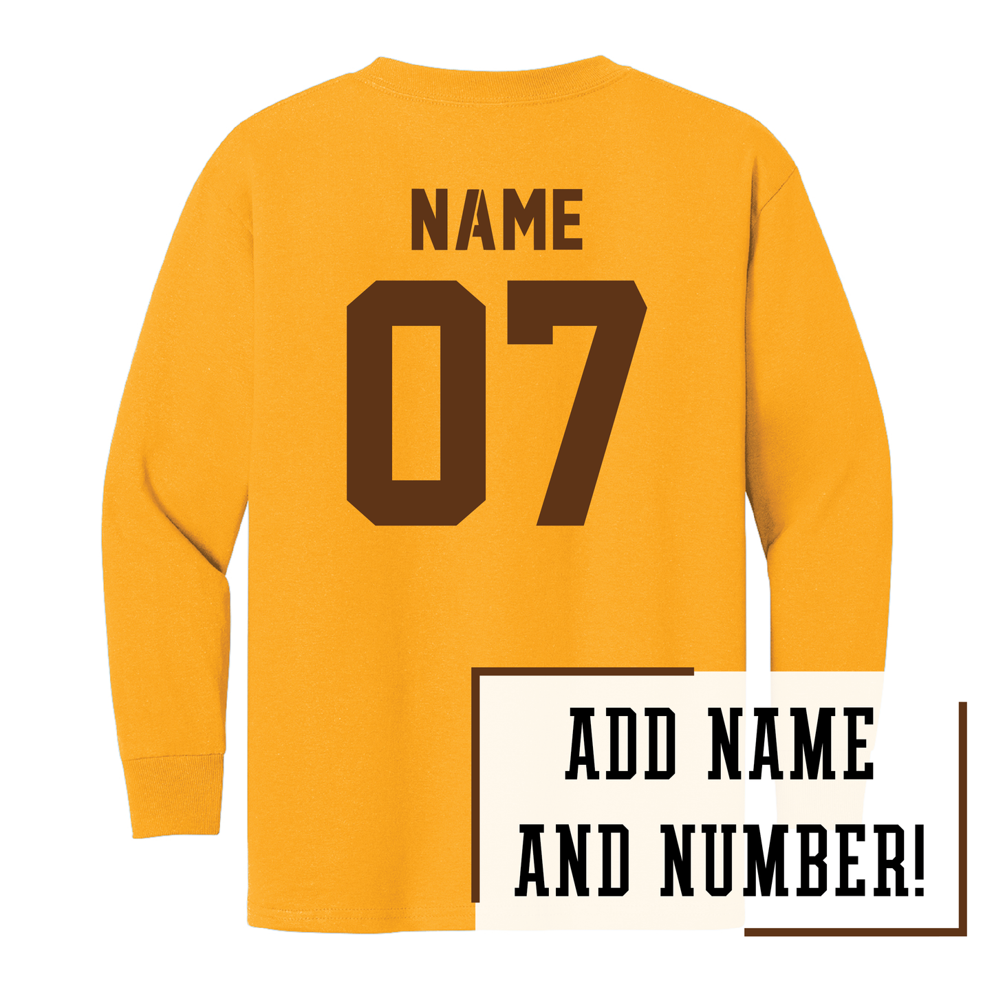 Bruins Gildan® Youth 100% Cotton Long Sleeve T-Shirt (5400b)