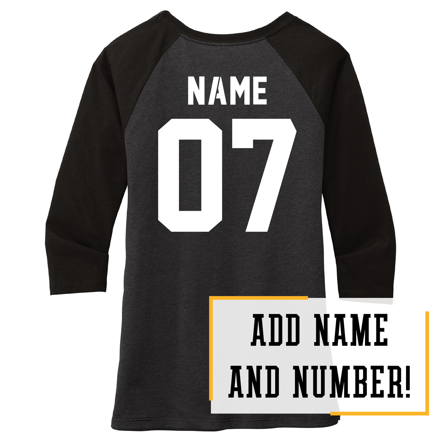 Bruins District® Women’s 3/4-Sleeve Raglan (DM136L)