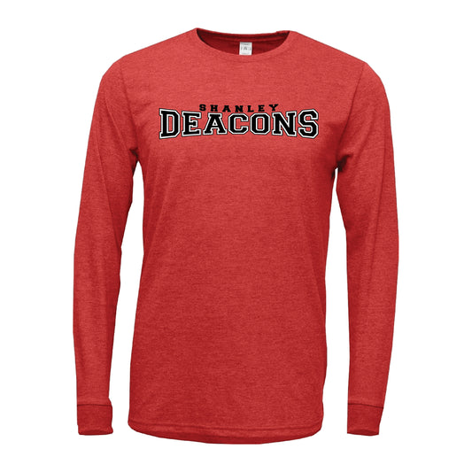 DEACONS TRI-BLEND L/S TEE 10/24