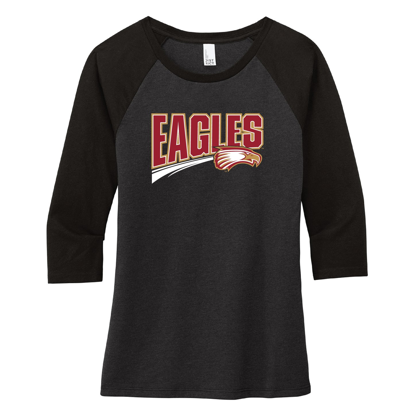 Eagles District® Women’s 3/4-Sleeve Raglan (DM136L)