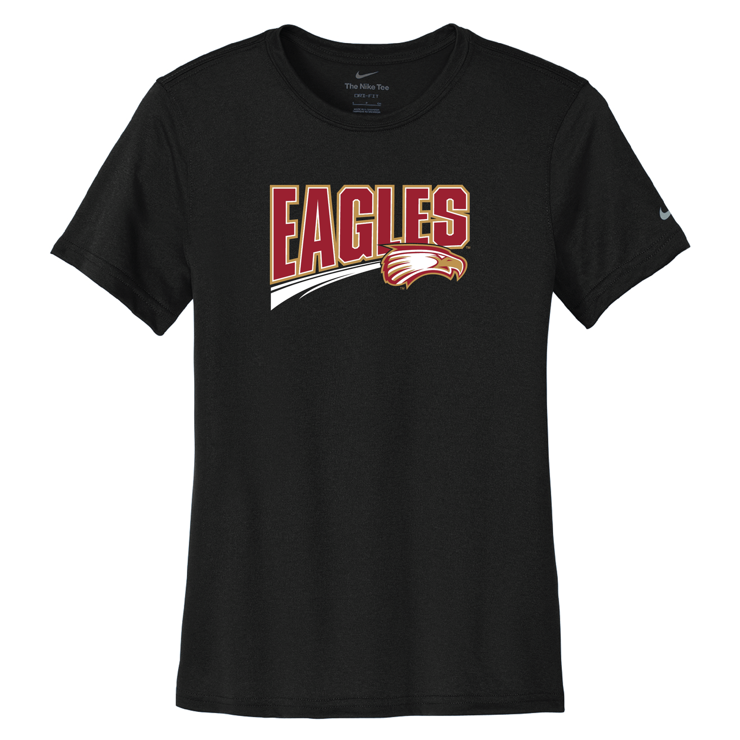 Eagles Nike Women's Swoosh Sleeve rLegend Tee (NKDX8734)
