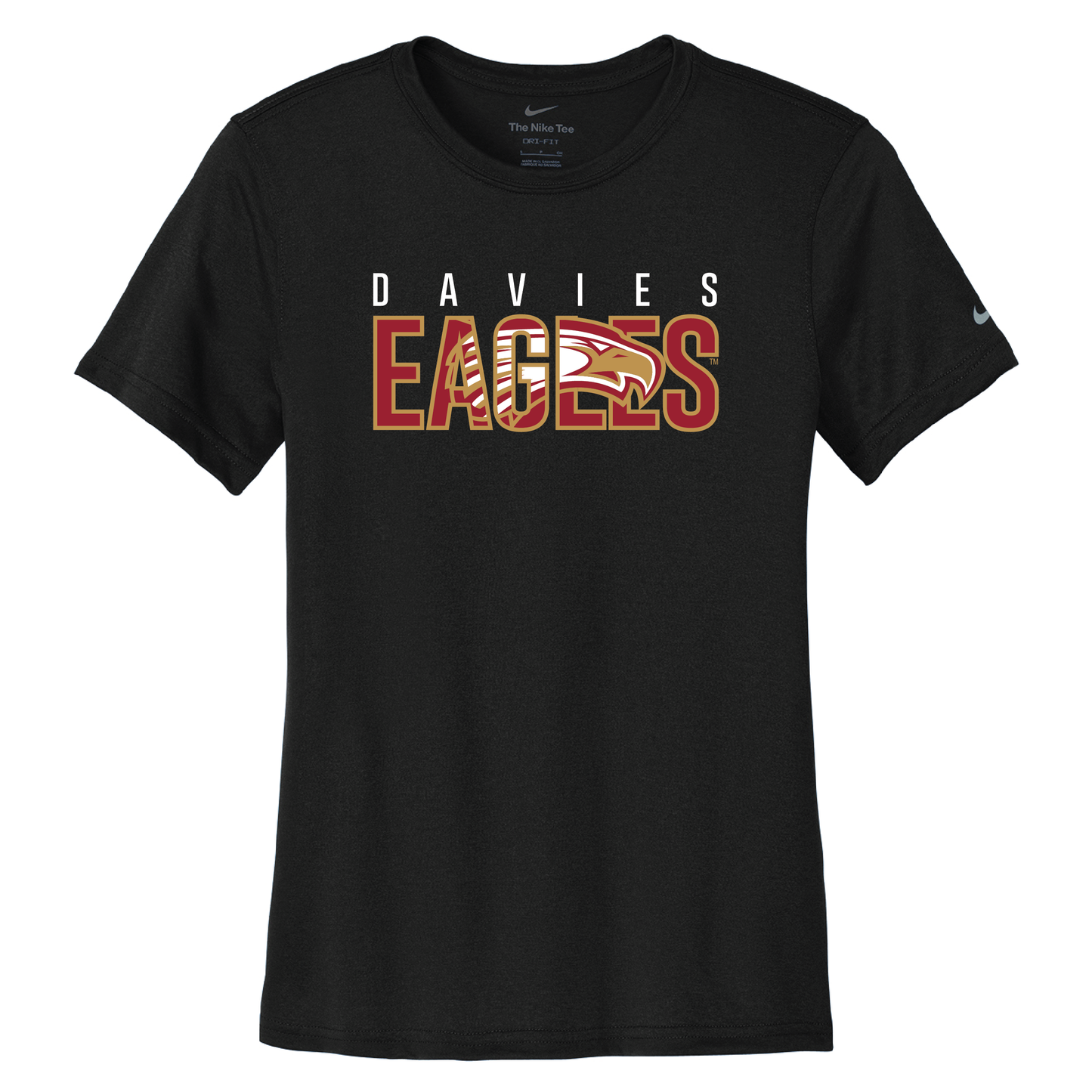 Eagles Nike Women's Swoosh Sleeve rLegend Tee (NKDX8734)