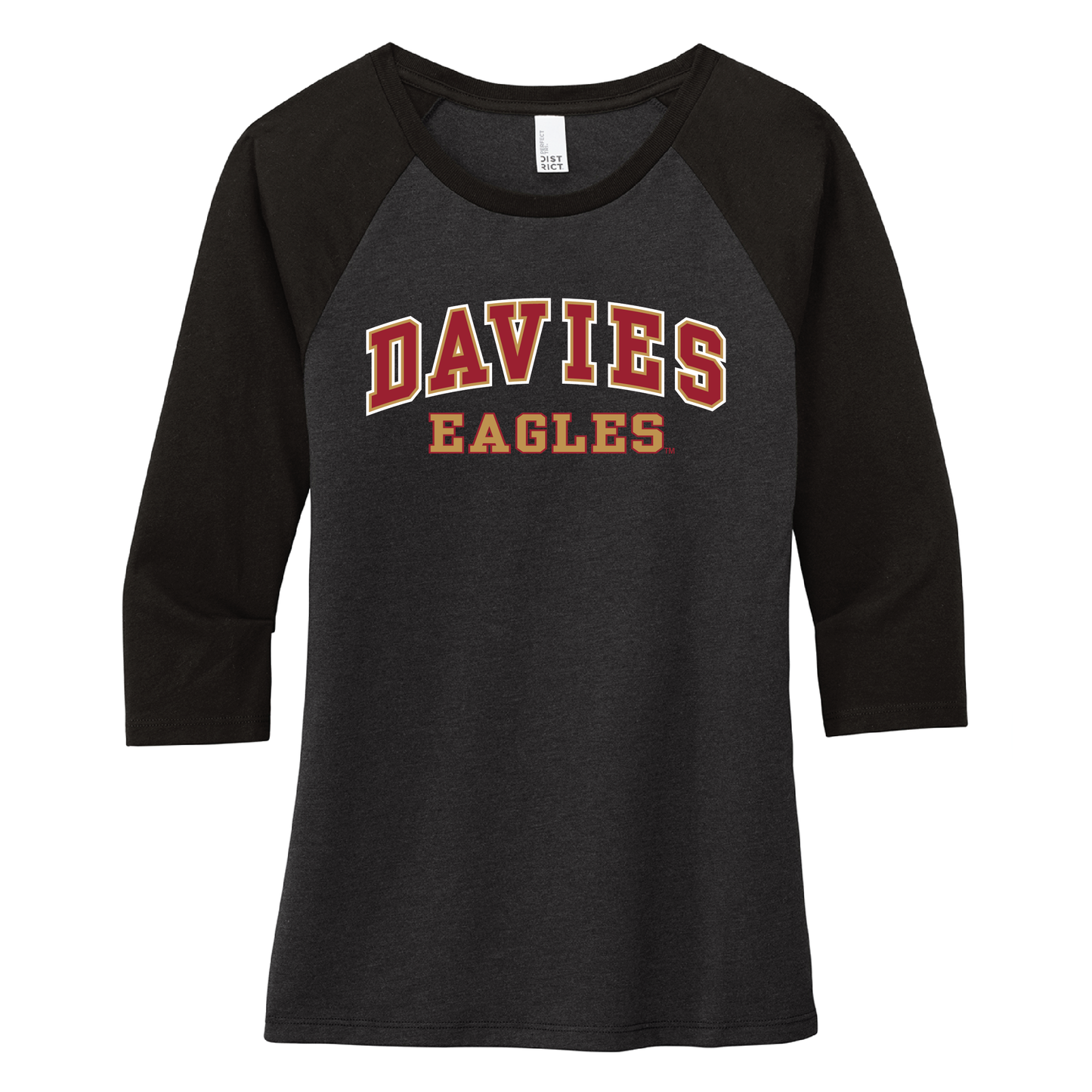 Eagles District® Women’s 3/4-Sleeve Raglan (DM136L)