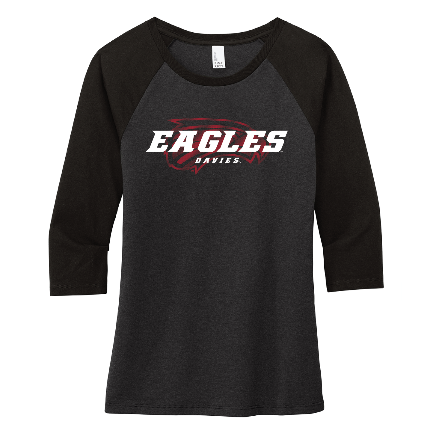 Eagles District® Women’s 3/4-Sleeve Raglan (DM136L)