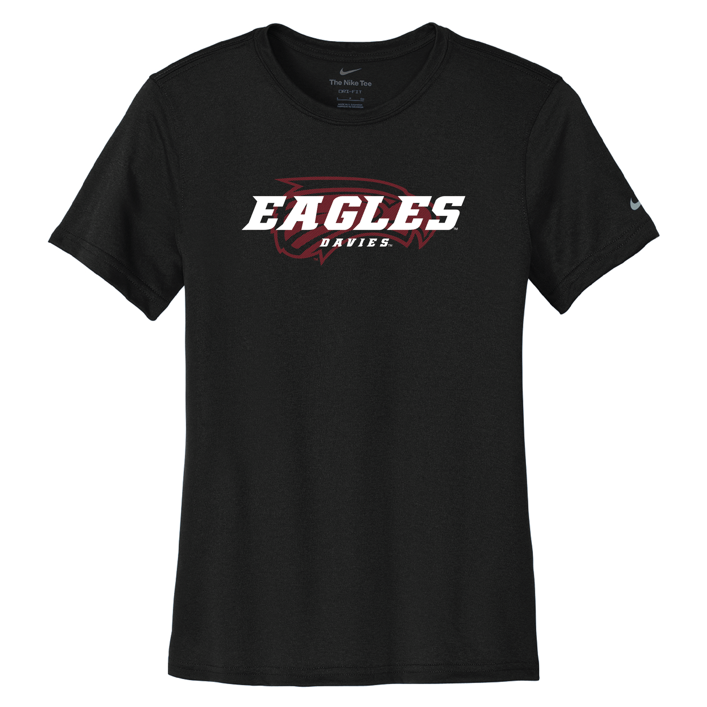 Eagles Nike Women's Swoosh Sleeve rLegend Tee (NKDX8734)