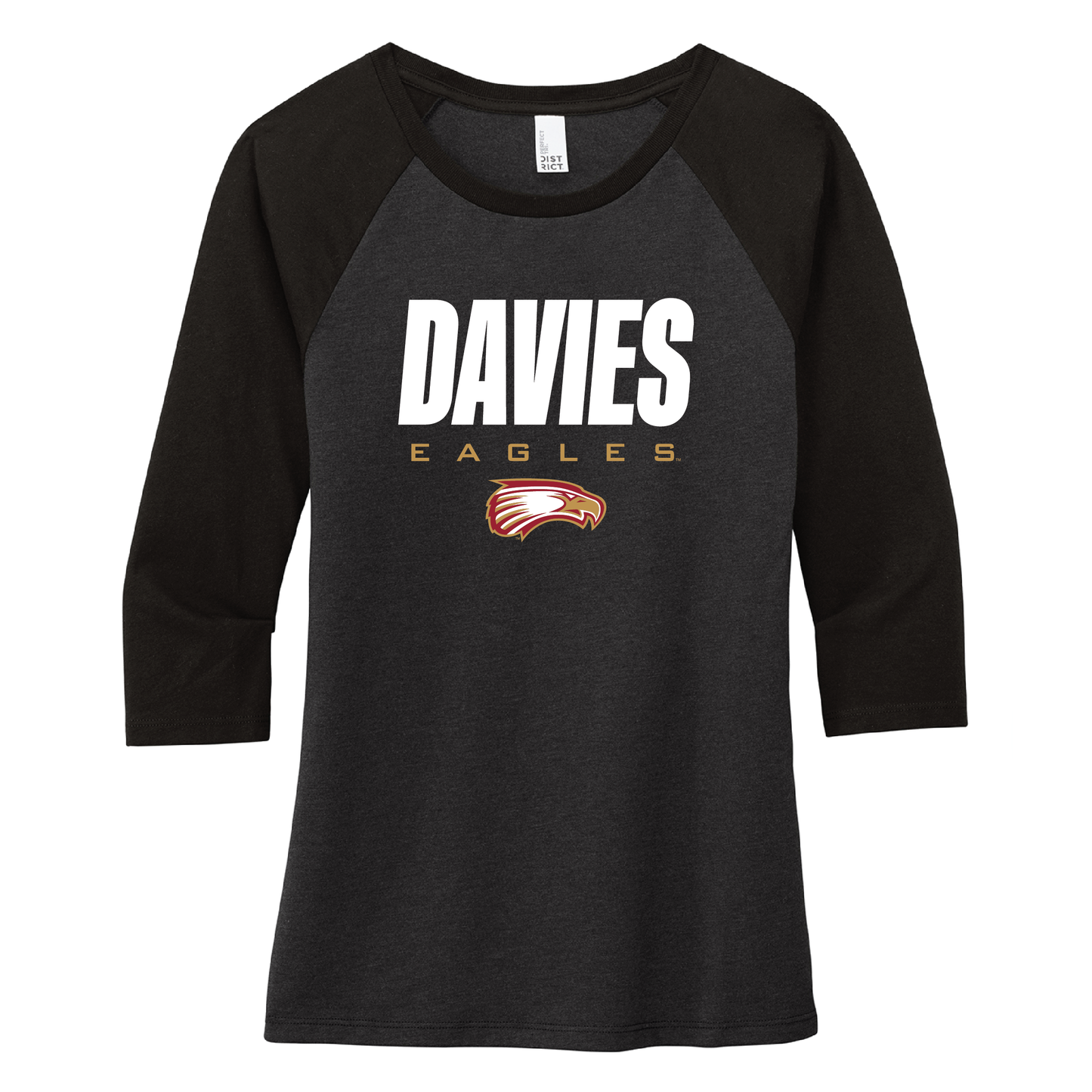 Eagles District® Women’s 3/4-Sleeve Raglan (DM136L)