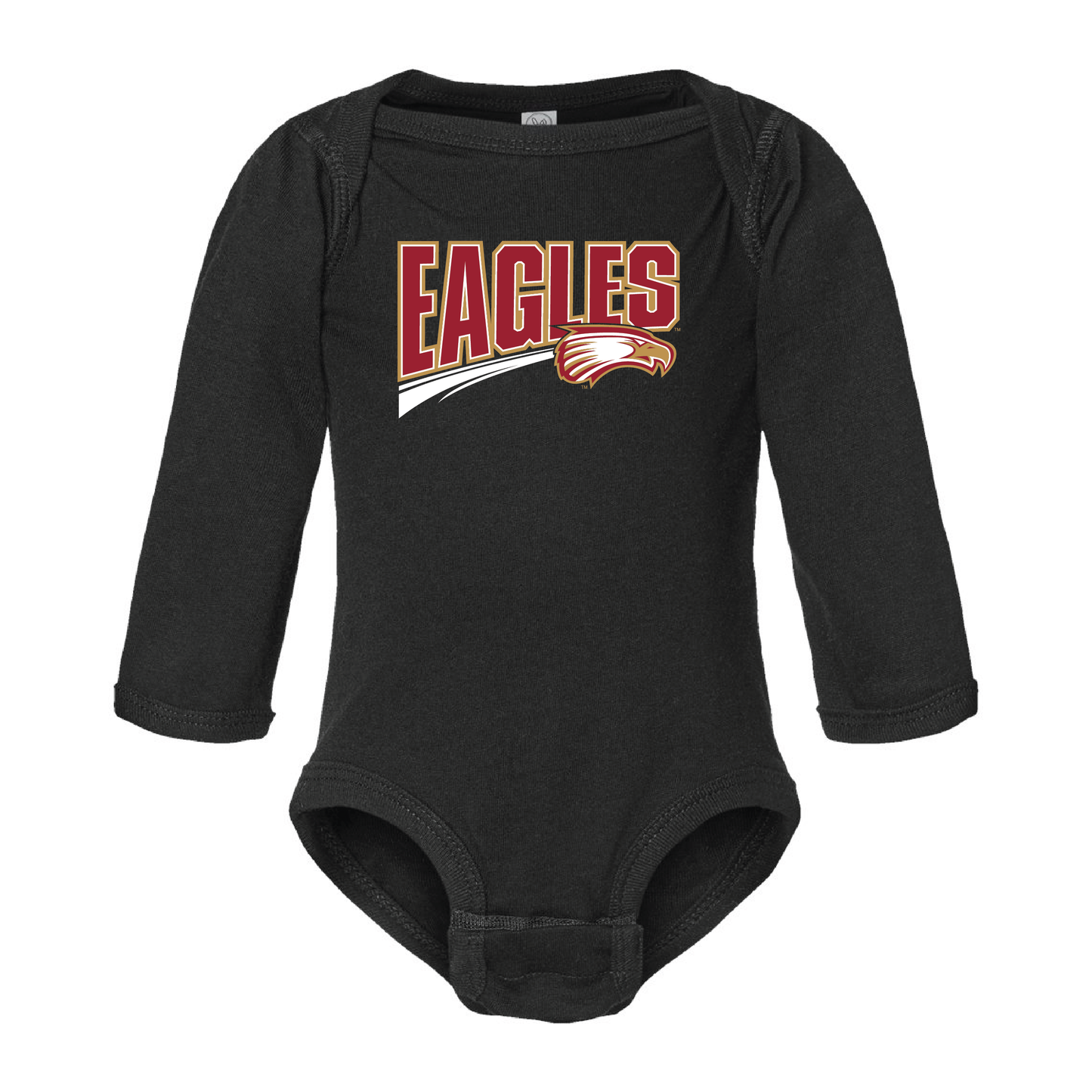 Eagles Rabbit Skins™ Infant Long Sleeve Jersey Bodysuit (4421)