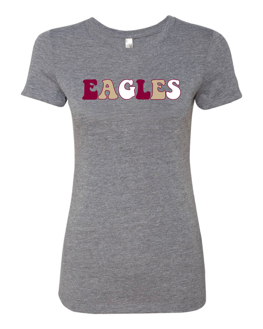 EAGLES WMNS TRIBLEND TEE 0524