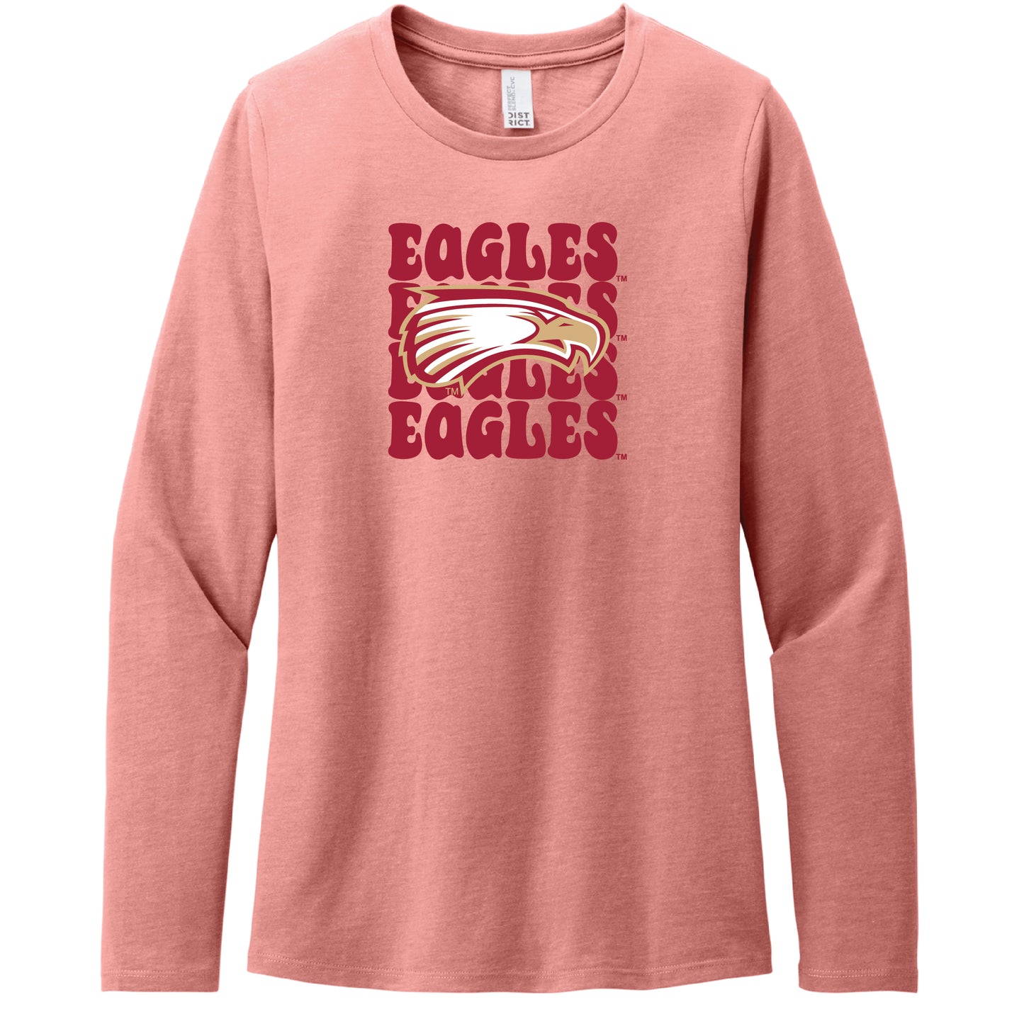 EAGLES LADIES CVC L/S TEE 0824