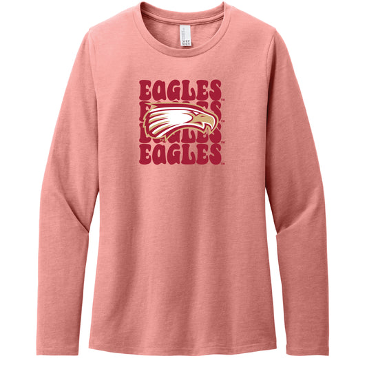 EAGLES LADIES CVC L/S TEE 0824