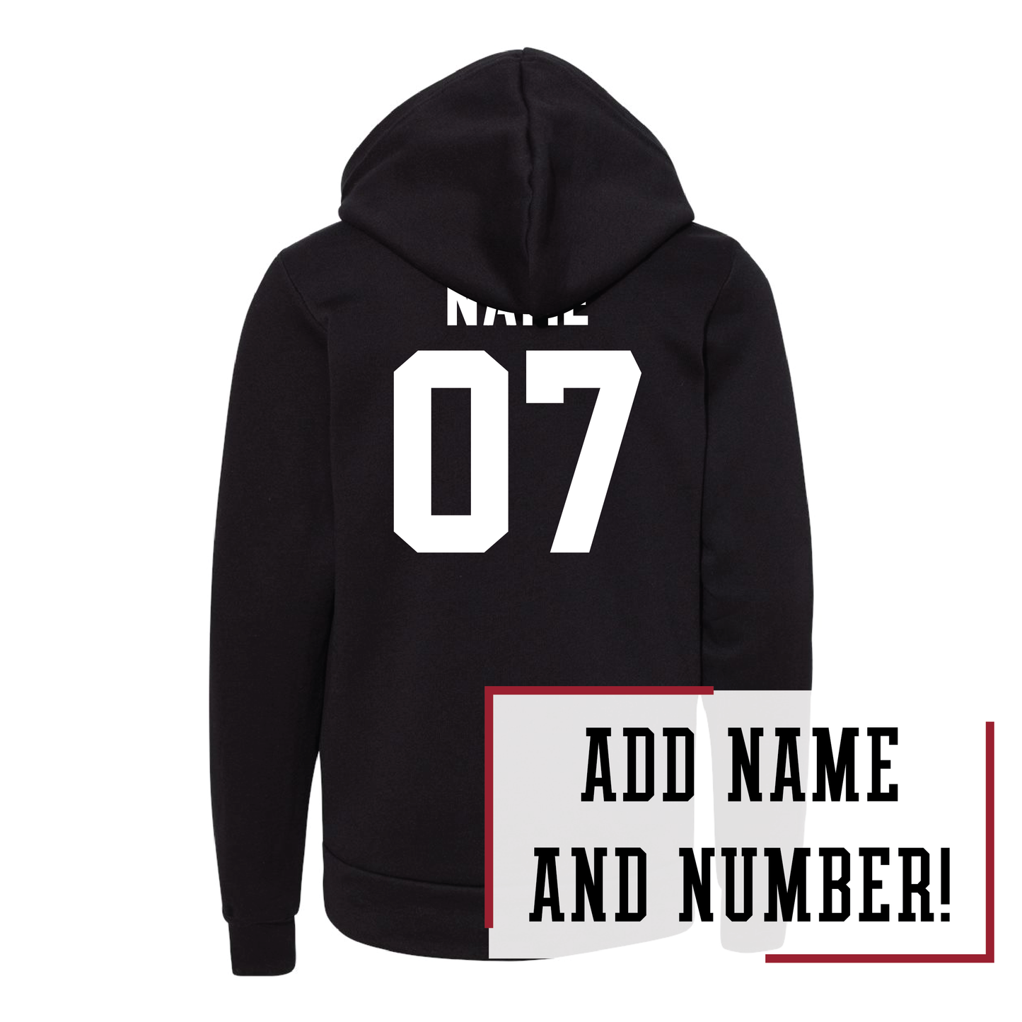 Eagles BELLA+CANVAS® Youth Sponge Fleece Hoodie (3719Y)