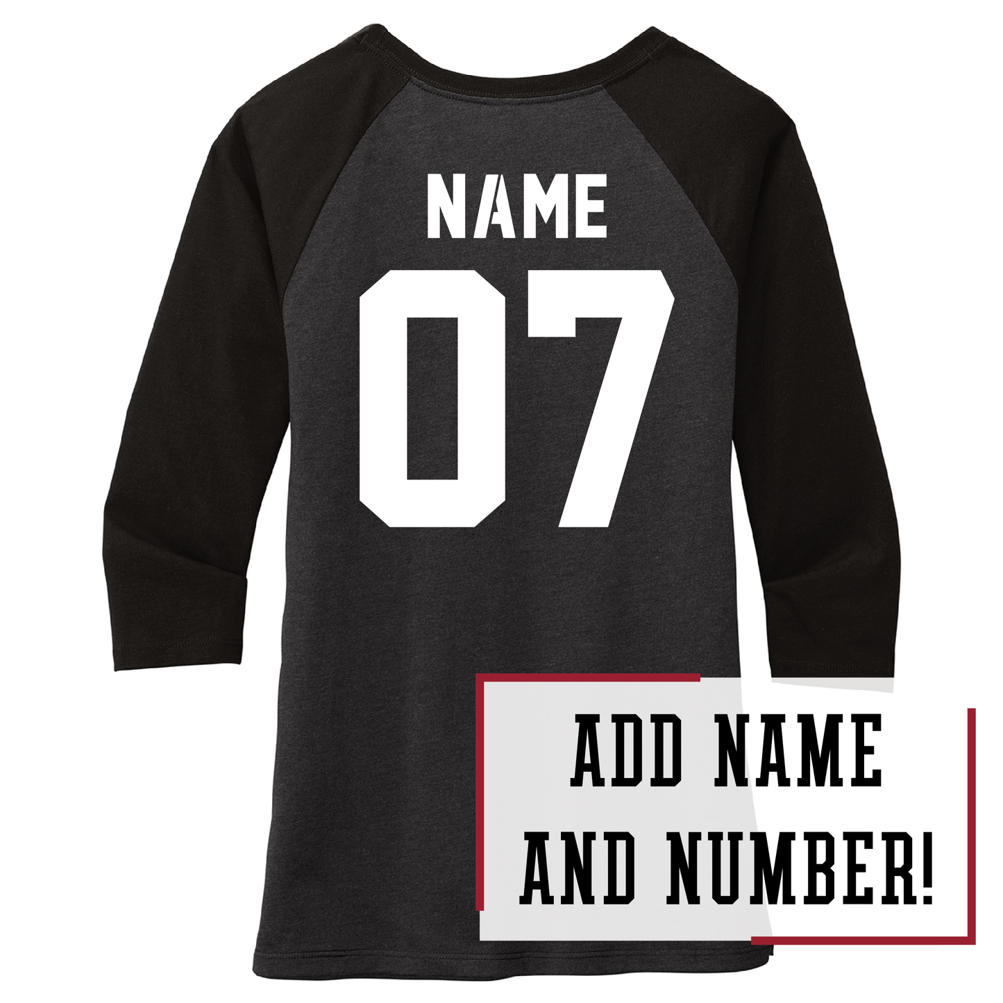 Eagles District® Women’s 3/4-Sleeve Raglan (DM136L)