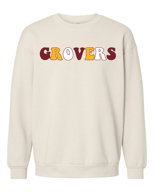 GROVERS WMNS FLEECE CREW 0524