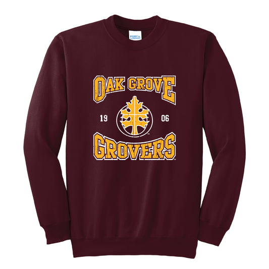 OAK GROVE FLEECE CREWNECK 0824