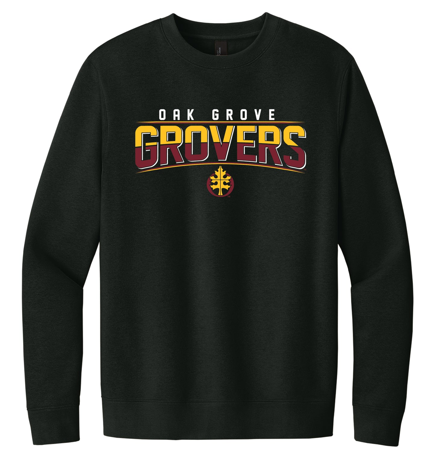 Grovers Warrior Black District V.I.T. Fleece Crew 1123