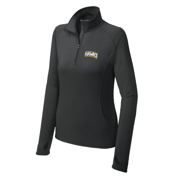 Hawks Switch Charcoal Grey Ladies Sport-Tek 1/4 Zip 1123