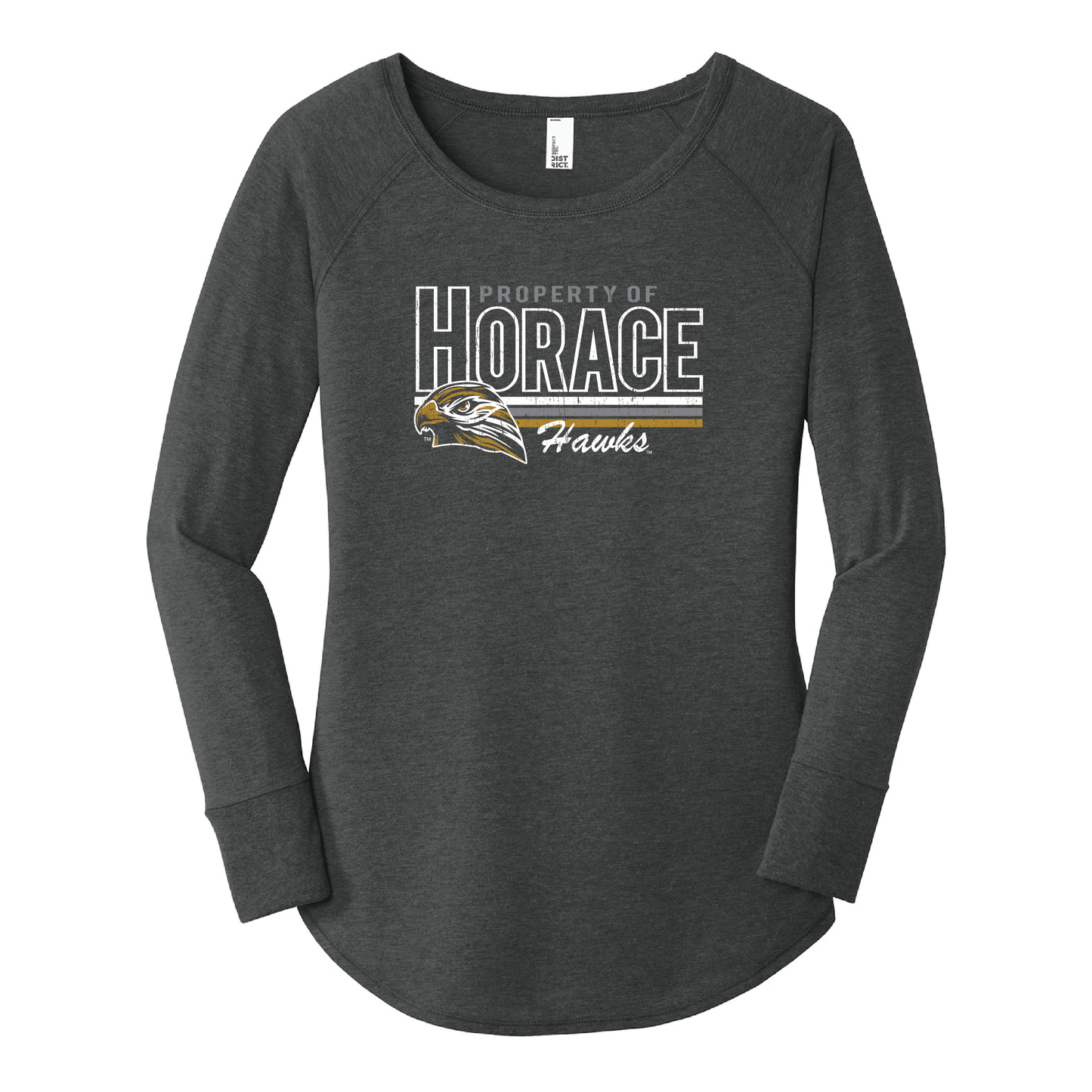 Hawks District® Women’s Long Sleeve Tee (DT132L)