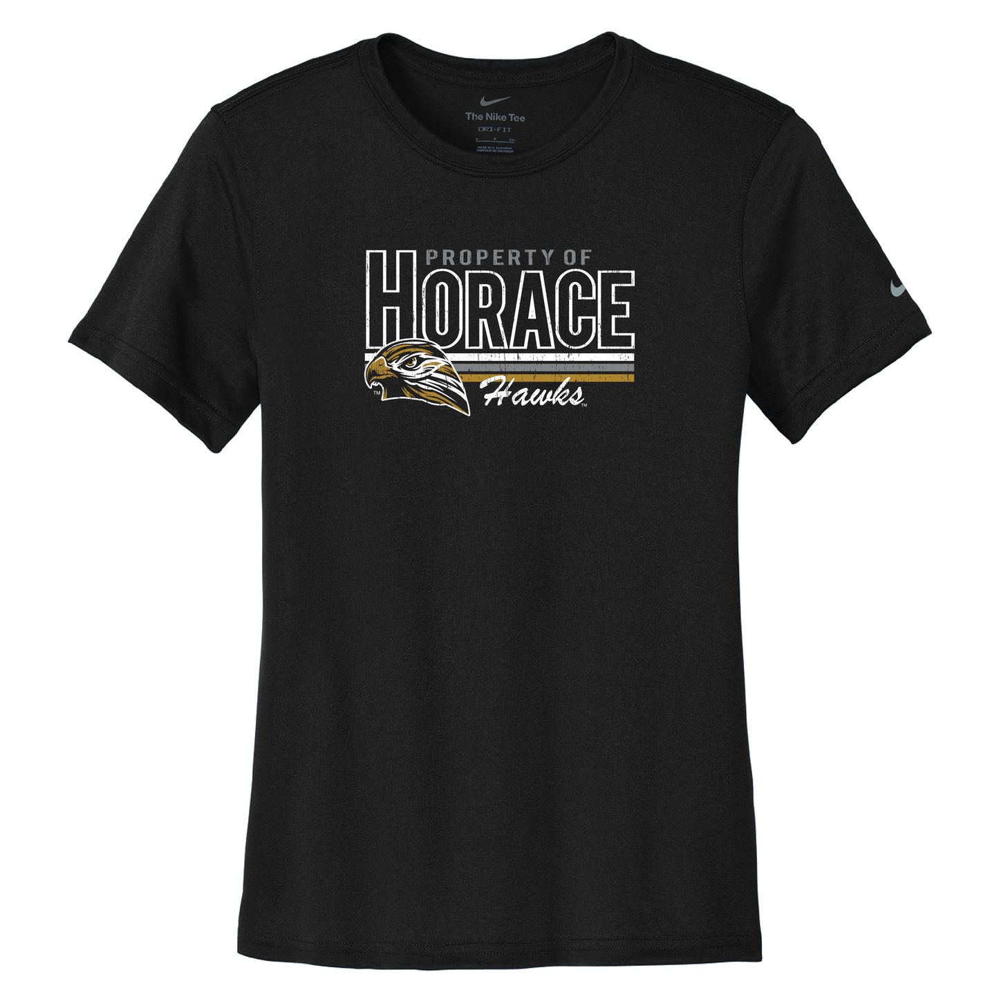 Hawks Nike Women's Swoosh Sleeve rLegend Tee (NKDX8734)