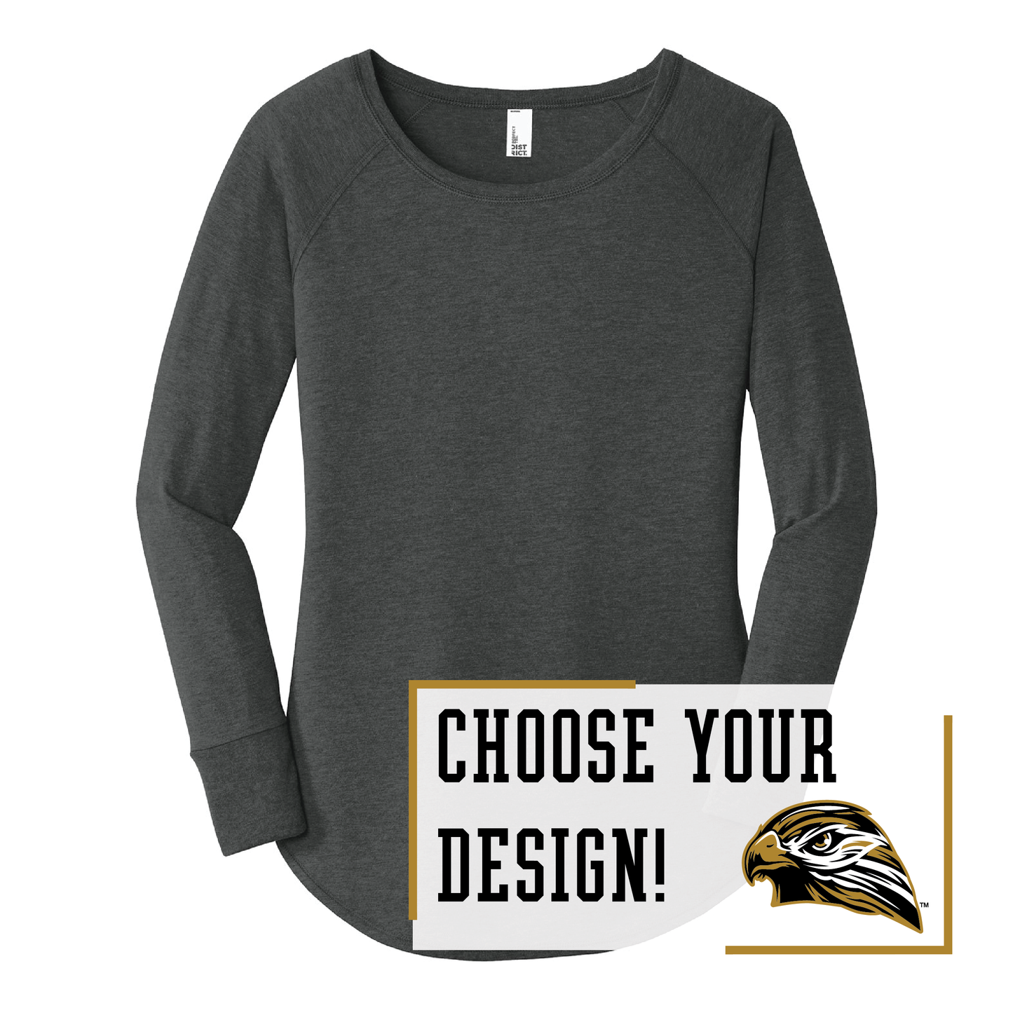 Hawks District® Women’s Long Sleeve Tee (DT132L)