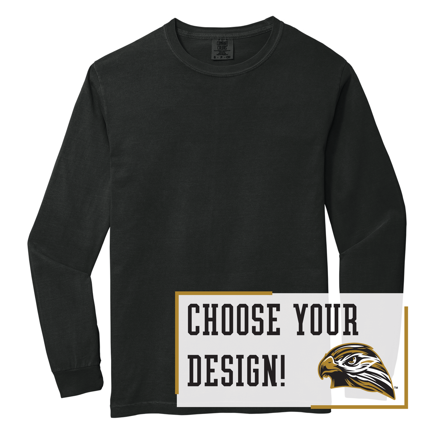 Hawks Comfort Colors® Heavyweight Ring Spun Long Sleeve Tee (6014)