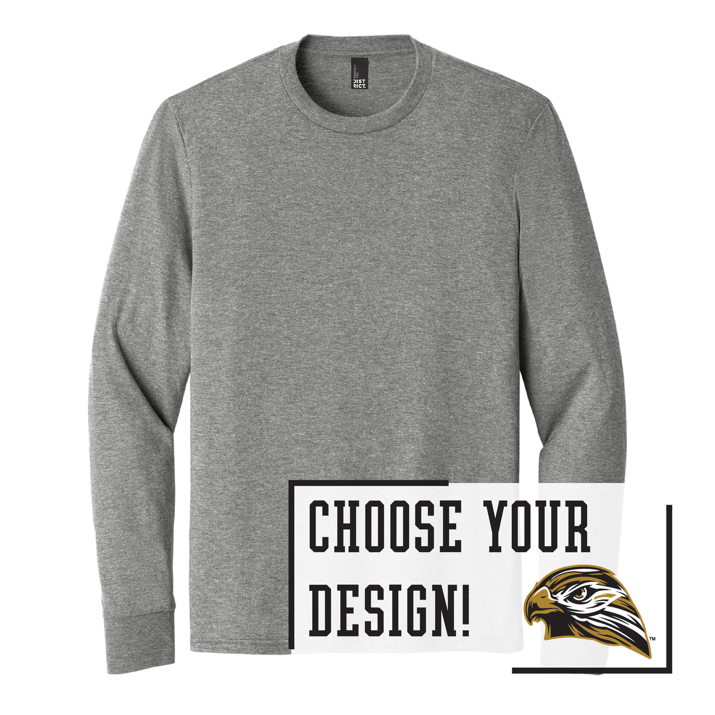 Hawks District® Perfect Tri® Long Sleeve Tee (DM132)
