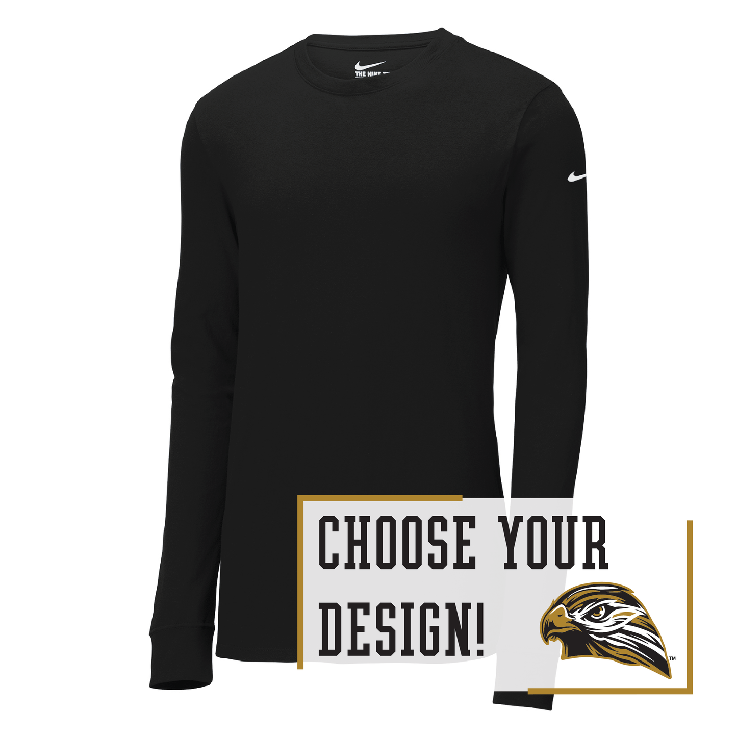Hawks Nike Dri-FIT Cotton/Poly Long Sleeve Tee (NKBQ5230)