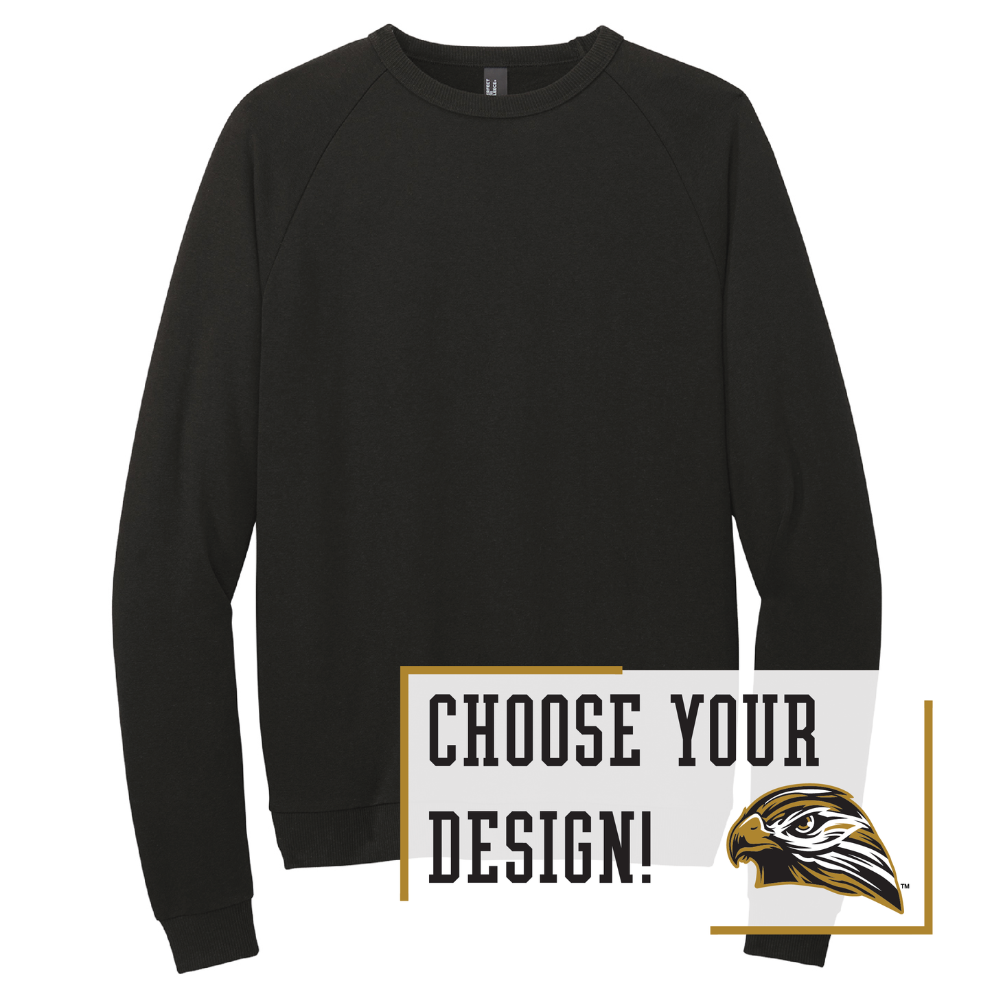 Hawks District® Perfect Tri® Fleece Crewneck Sweatshirt (DT1304)