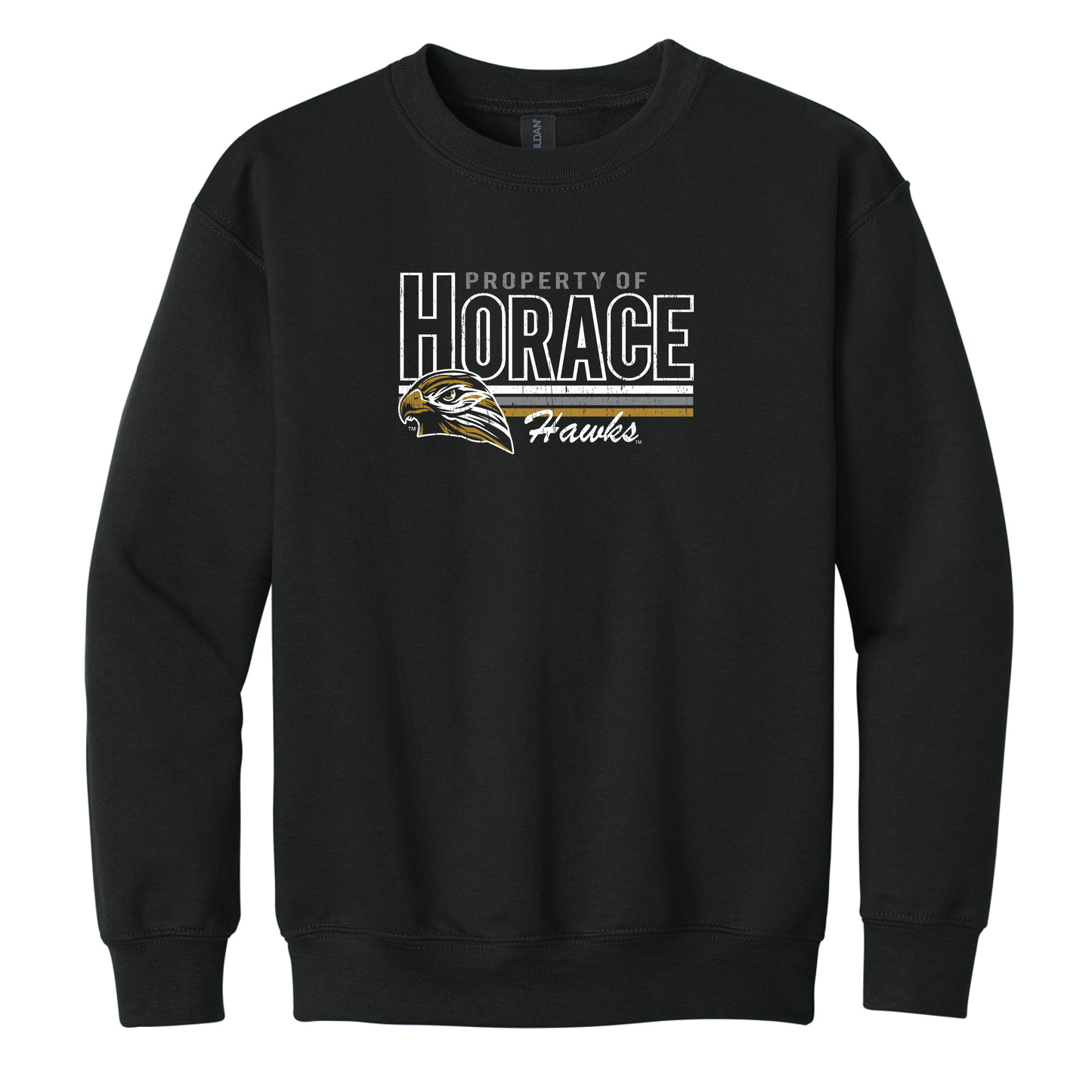 Hawks Gildan® Youth Heavy Blend™ Crewneck Sweatshirt (18000B)